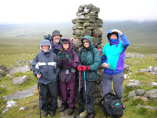 Group photo by Millstone Pillar