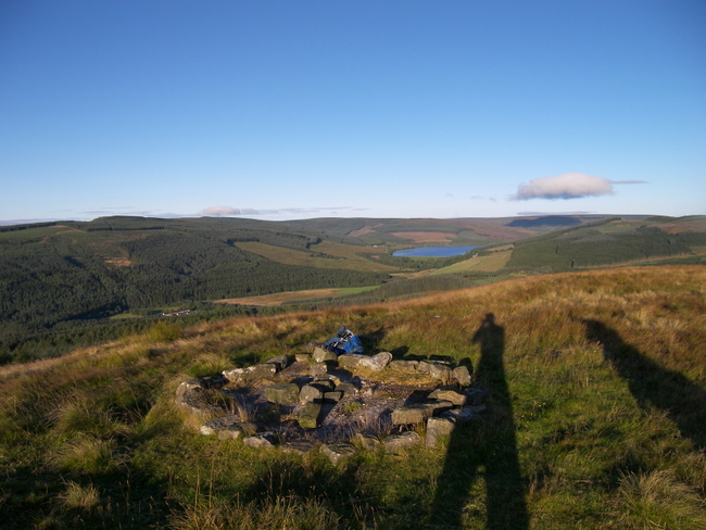 View from the top of Byrness Hill